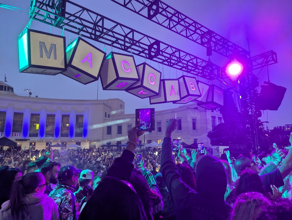I managed Gold Bar operations during the Maccabi Concert
